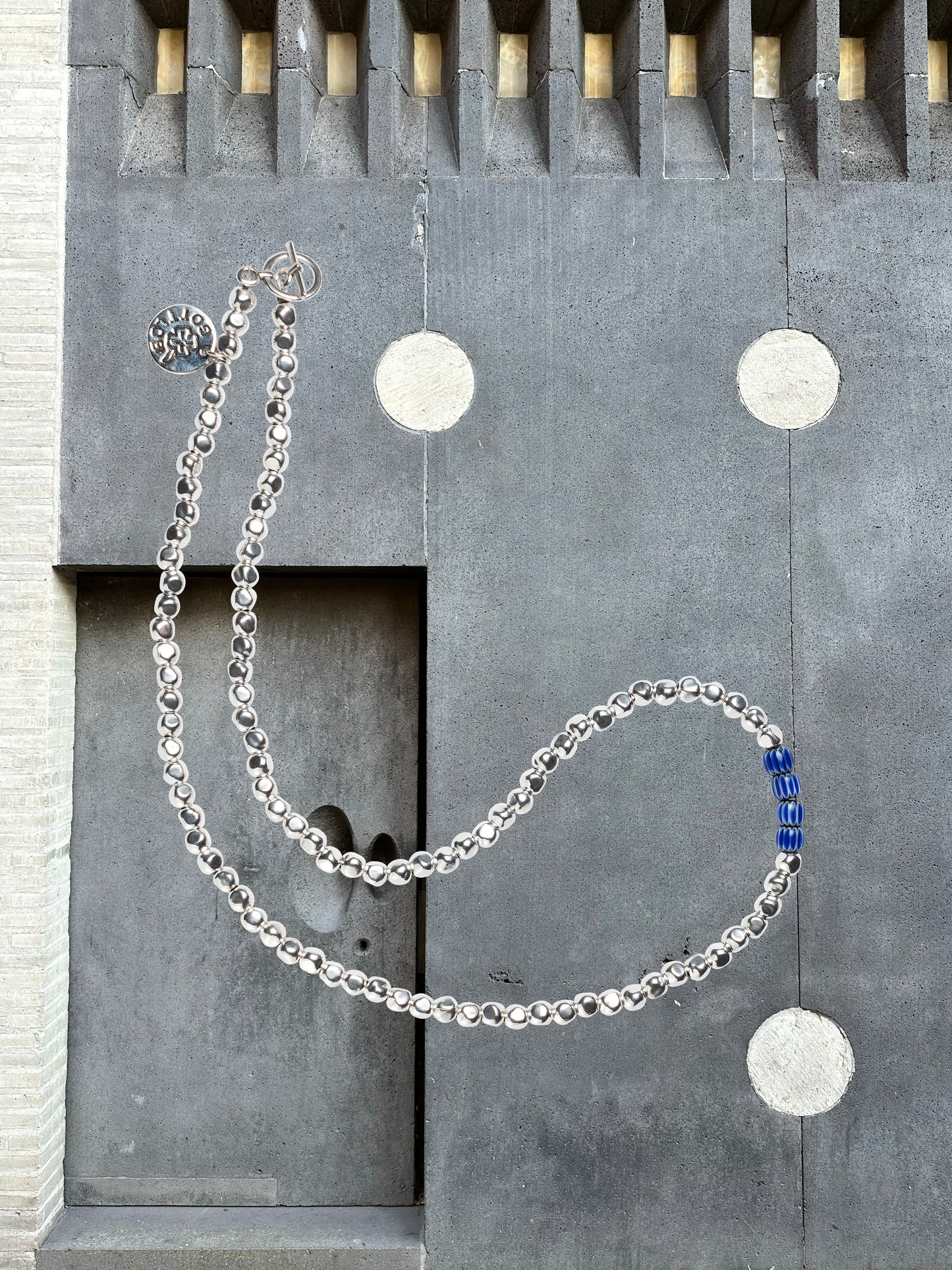 Edition No. 2 Necklace Blue/White