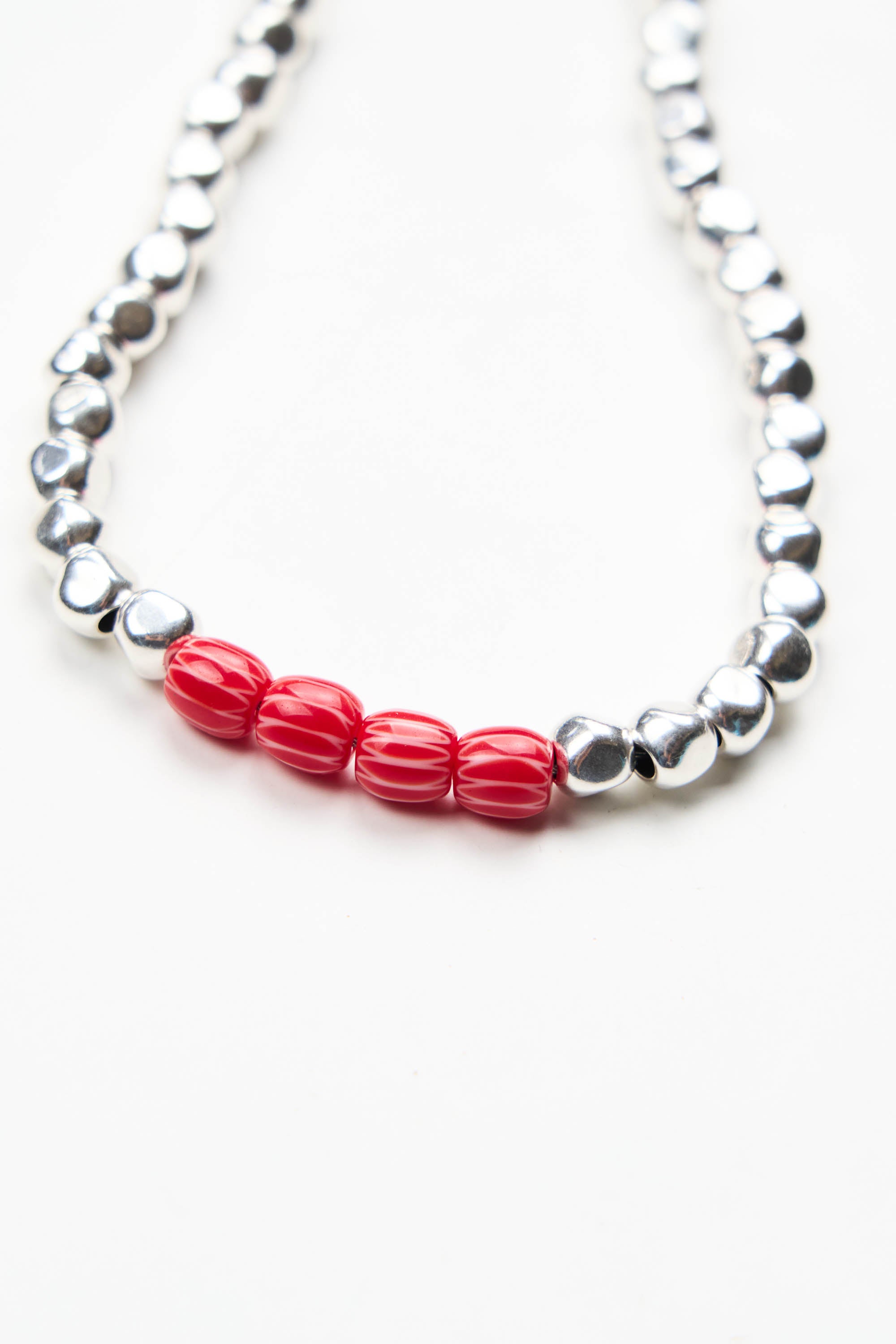 Edition No. 2 Necklace Red/White